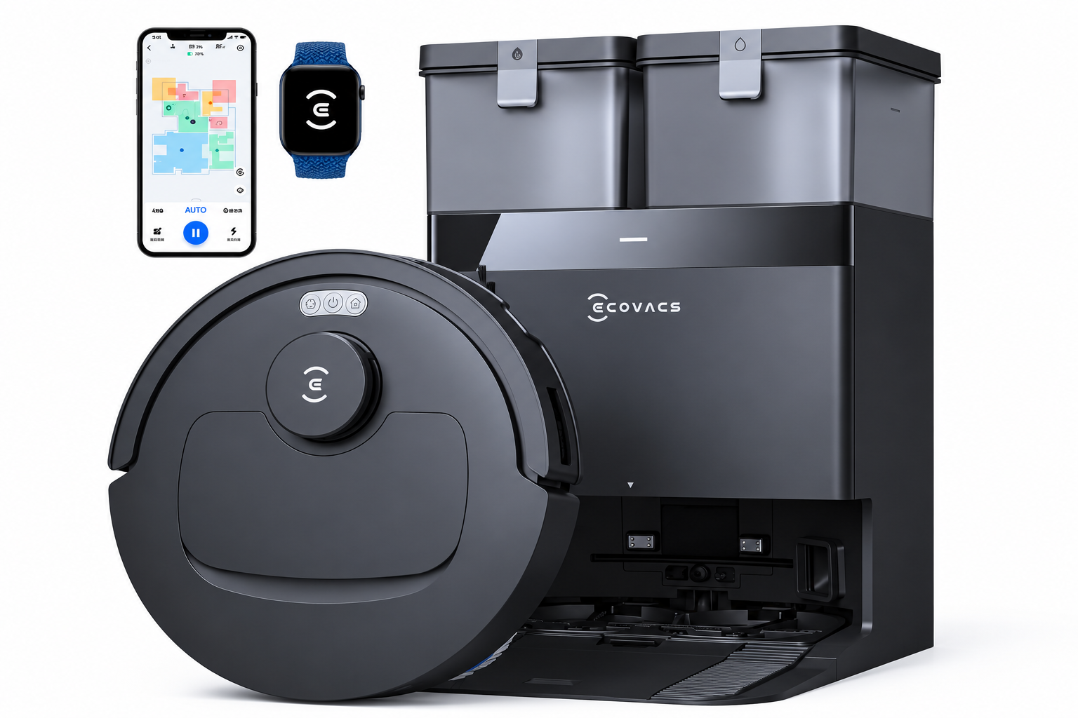 ECOVACS Deebot N50 Pro Omni Robot Vacuum Cleaner-68% off
